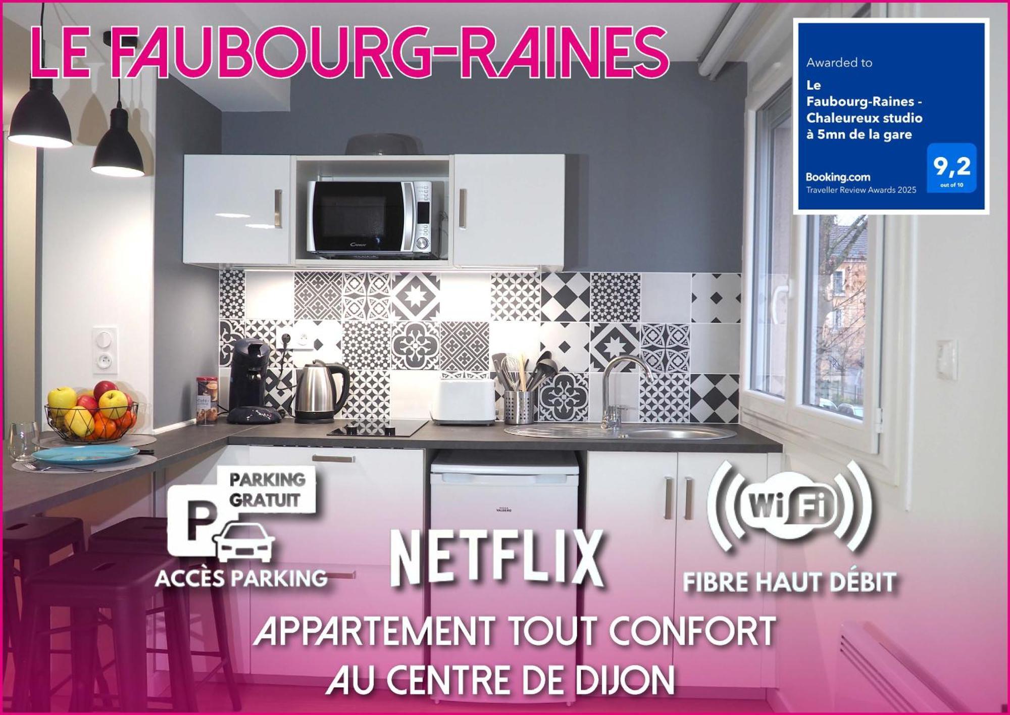 Le Faubourg-Raines - Chaleureux Studio A 5Mn De La Gare ディジョン エクステリア 写真